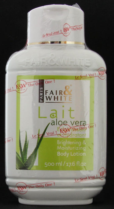 FAIR & WHITE Original Aloe Vera Moisturizing Lotion - For Soft Skin - 485ml / 17.6 fl oz sareya Beauty Supply Store in Calgary Alberta Canada